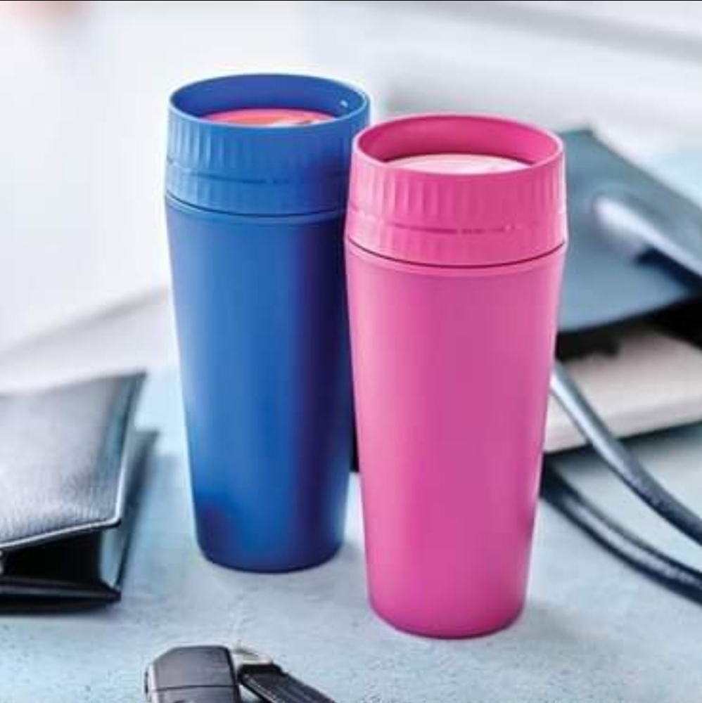 Tupperware commuter mug